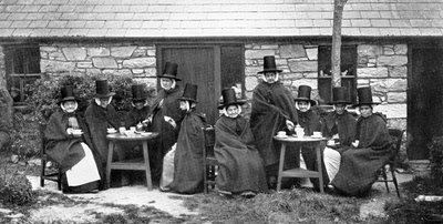 A Welsh Tea Party, Late 19th Century by British Photographer